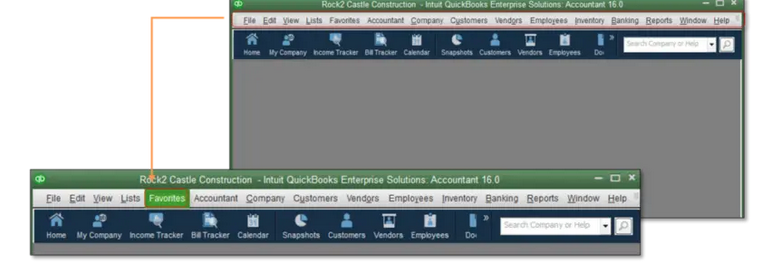Suppress QuickBooks desktop when opening the Company file